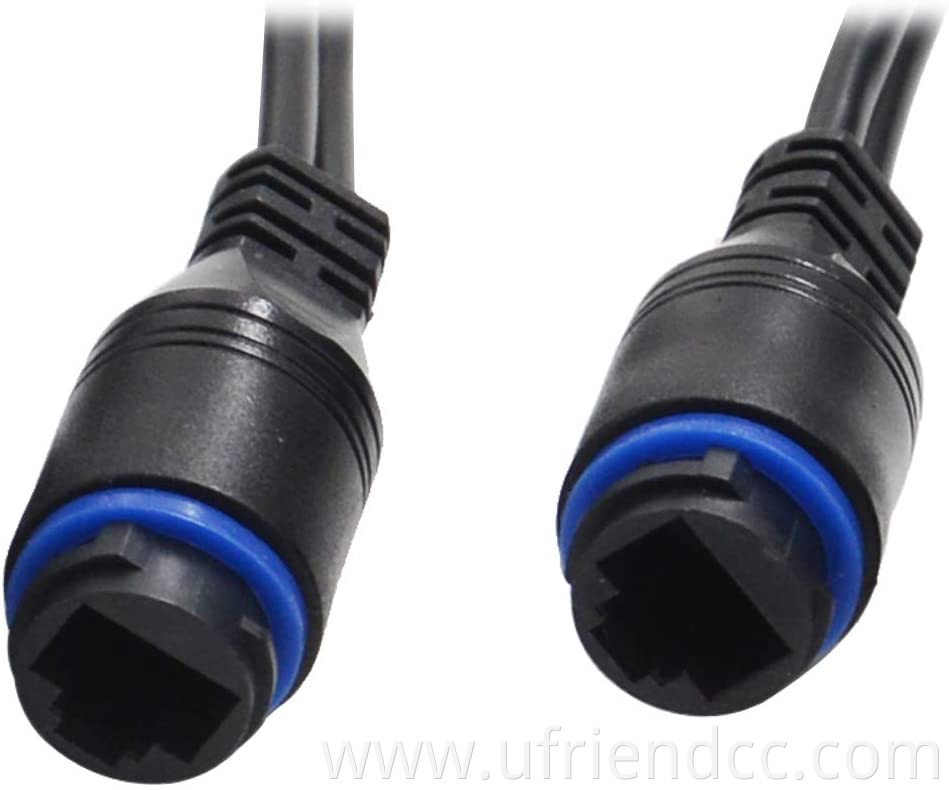 Waterproof RJ45 CAT5 CAT5E CAT6 Ethernet LAN Cable